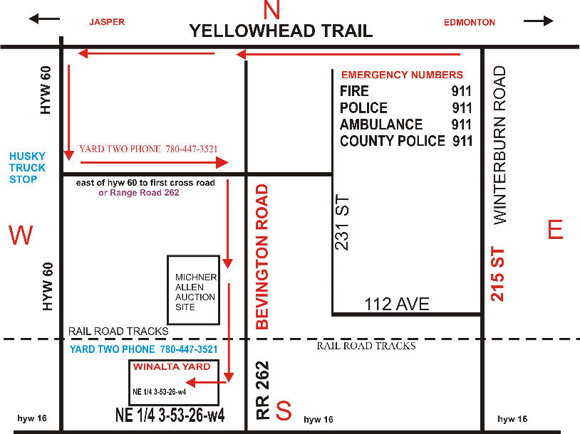 Map to Yard